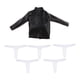 thumbnail image 1 of Calzoncillos Bncos Femeninos 1:6, Ropa Interior Y Chaqueta de Cuero PU Negra para Hombre, Conjunto de Ropa para Muñecas de s de Acció Baoblaze Chaqueta de figura de acción, 1 of 8