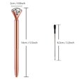 thumbnail image 3 of Diamond Pens Fun Fancy Crystal Diamond Pen For Women, Bling Metal Pens, Black Ink, 12 Count (Mixed Colors), 3 of 5