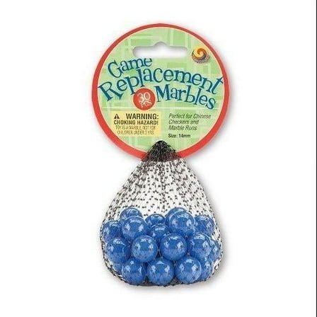 Mega Marbles Replacement Game (30 Piece), Blue, 14mm