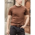 thumbnail image 4 of Catelles Men's Brown Top-grain Leather Belt, Vintage Copper Buckle, Gift Box Packaging, Sporty and Casual Versatile & For waist 46 Width 1.38 in (3.5 cm), 4 of 11