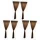 thumbnail image 1 of Cortina de cocina Matsuzay 2 paneles gasa transparente Café 200x270 cm, 1 of 6