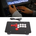 thumbnail image 1 of Fight Stick, Fighting Joystick Puerto USB 2.0 Ventosas Inferiores 5 Teclas Direccionales Nostálgico 8 Botones De Función Grandes Control Preciso Para PC, 1 of 7