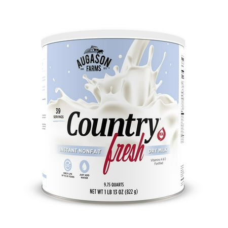 Augason Farms 100% Real Instant Nonfat Dry Milk 1 lb 13 oz