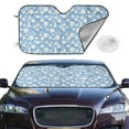thumbnail image 2 of Balery Daisies Flowers Print Car Windshield Sun Shade,Windshield Sunshade for Car Pickup Truck SUV Accessories-Medium, 2 of 7