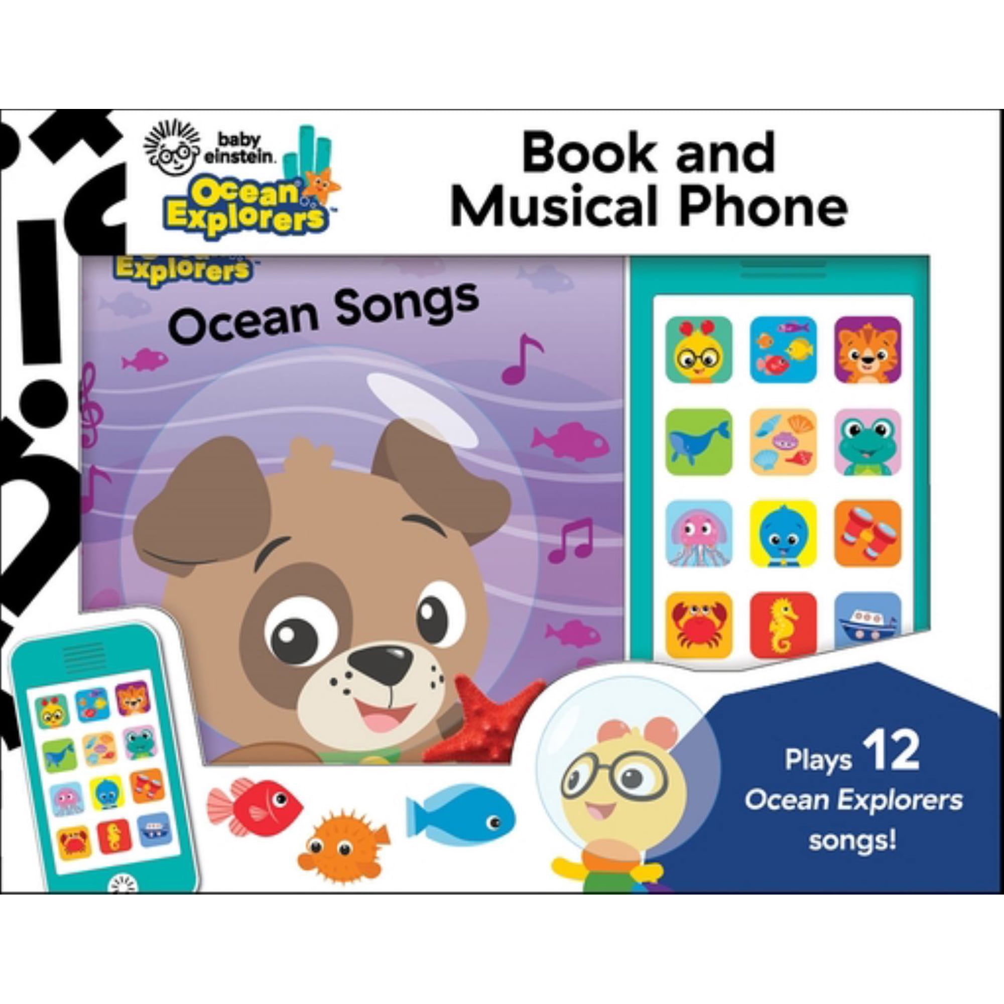 Baby Einstein Ocean Explorers: Ocean Songs Book and Musical Phone Set (Hardcover)