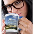 thumbnail image 2 of 3drose, Indiana, Indianapolis, Skyline, White River Park - Us15 Wbi0039 - Walter Bibikow, 15oz Two-tone Blue Mug, 2 of 6