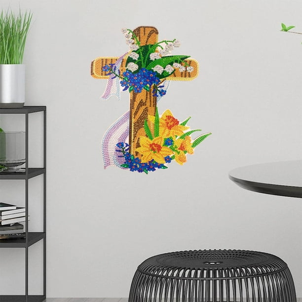 5D diamante pintura ornamento para niños adultos decoración de pared completo Pascua pintura por números Kit cristal mosaico BLESIY Kits de pintura de diamantes