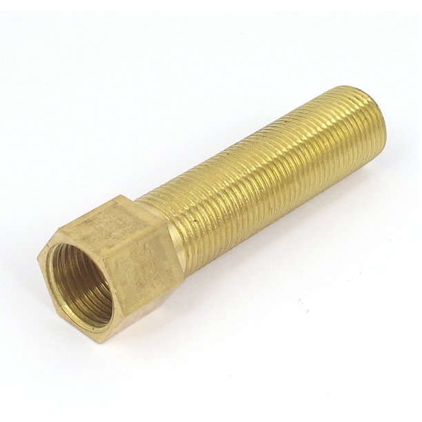 Conector adaptador de bronce hexagonal rápido de 1/2 BSP macho a 1/2 BSP hembra