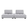 thumbnail image 6 of Saunter Tufted Fabric Fabric 2-Piece Loveseat, 6 of 6