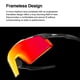 thumbnail image 5 of Gafas de sol 100% Aerocraft Gloss Metallic Black Gold Mirror, 5 of 7
