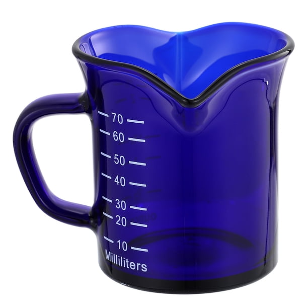 Taza medidora de vidrio Taza de café de vidrio Vaso medidor de leche Vaso para beber casero Taza de café