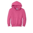 thumbnail image 4 of Port & Company Youth Core Fleece Pullover Hooded Sweatshirt-S (Sangria), 4 of 5