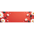 thumbnail image 4 of Floral Backdrop Decoration with Daisies Pattern Perfect for Photography Props Party Supplies Event Background Banner Wedding Decor, 4 of 4