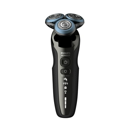 Philips - Norelco Series 6000 SmartClick Wet/Dry Electric Shaver - Black