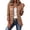 Khaki_02, variant on Women's Blazer Vintage Ruffled Lapel Collar Long Sleeve Jacket Fashion Print Business Casual Single Breasted Western Fall Coat Pink M