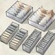 thumbnail image 1 of Organizador de cajones para ropa interior de 6 piezas, caja de almacenamiento plegable, cajón de gran capacidad para guardar ropa interior, calcetines, sujetadores, 1 of 5