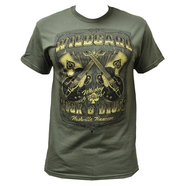 Delta - Men's Wildcard Rock & Blues Crew Neck T-Shirt (XXL) - Walmart ...