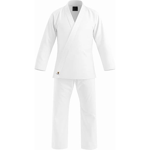 Karate Uniform for Kids & Adults - Lightweight Student Judo Gi Uniform Men Kimono Gi Bjj & Martial Arts