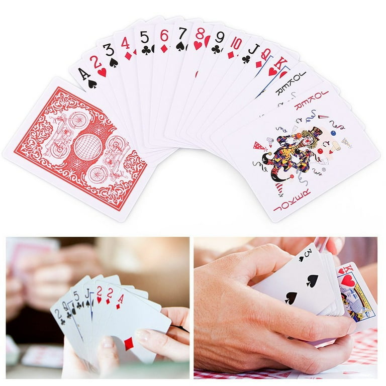 LotFancy 12 Decks Red Playing Cards, Poker Size Standard Index