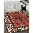 thumbnail image 3 of Ahgly Company Machine Washable Indoor Square Traditional Saffron Red Area Rugs, 6' Square, 3 of 7