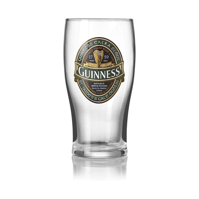 Guinness Green Ireland Collection Pint Glass Set (4-Pack) (20 ounces)
