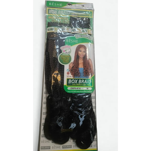 BESHE Box Braid Crochet with French Curly Ends