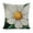 Fresh little white flowers 1, variant on Ocean Moon Fluorescent sandy beach Linen toss pillowcase Decoration pillowcase Gift preferred 24x24" Cushion cover 4 set Sofa pillowcase Sofa bedroom living room car