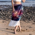 thumbnail image 6 of Galactic Space Women's Chiffon Summer Beach Dress with Polyester Straps - for the Summer Heat, 6 of 6