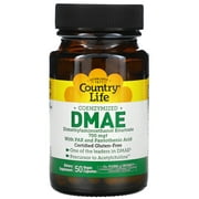 Country Life Coenzymized DMAE, 700 mg, 50 Vegan Capsules (350 mg per Capsule)
