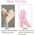 thumbnail image 4 of Moisturizing Gloves and Socks, Gel Spa Moisturizing Therapy Sock ＆ Glove, Overnight Gloves for Dry Hands, Repair and Soften Aging, Hand and Feet Care for Chapped and Dry Skin (Pink), 4 of 7