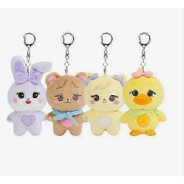 20cm Black And Pink Kpop Plush Doll Jisoo Jennie Rose Lisa World Tour Bornpink Pendants Stuffed Plushie Toy Pillow For Fans Gift