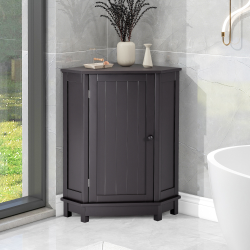 Freestanding Bathroom Storage Triangle Corner with