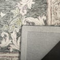 thumbnail image 4 of SAFAVIEH Aubusson Sonam Oriental Wool Area Rug, Ivory/Charcoal, 6' x 6' Round, 4 of 8