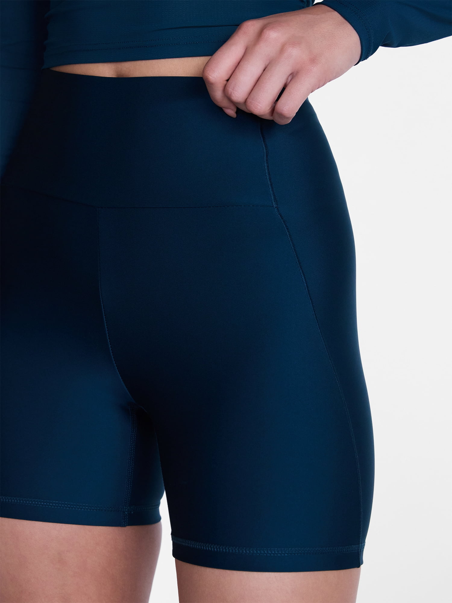 Avia Women's Shine Bike Shorts, 5" Inseam, Sizes XS-XXXL