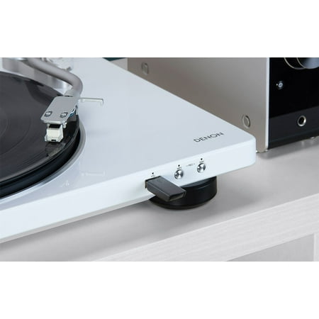 Denon - Semi-Automatic Analog Turntable - White