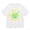 White, variant on Men's T-Shirt Let's Glow Crazy Comfortable And Versatile Outdoor Casual Short Sleeve