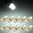 thumbnail image 1 of 10Pcs blanco brillante T10 194 168 W5W COB 4 SMD, bombilla de luz de sílice de CANBUS para matrícula de coche, 1 of 3