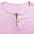 thumbnail image 7 of Abomasnow Men's Big and Tall Cotton Linen Shirts Quarter Button Long Sleeve Golf Shirts Work Office Business Casual Workout Shirts, 7 of 7