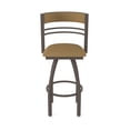 thumbnail image 5 of 860 Hunter 36" Swivel Bar Stool with Bronze Finish and Canter Saddle Seat and Back, 5 of 5