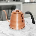 thumbnail image 6 of OPUX Pour Over Coffee Kettle with Gooseneck | Stainless Steel Coffee Tea Kettle with Thermometer 40 oz, Stovetop Induction Goose Necked Kettle Slow Pour Drip Spout (1.2 Liter, 40 fl oz) Copper, 6 of 8