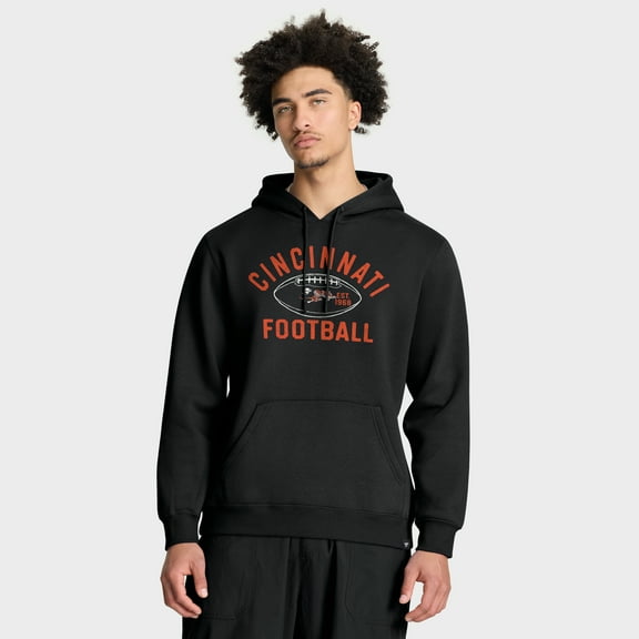 Men's Fanatics Black Cincinnati Bengals Fumblerooski Legacy Pullover Hoodie