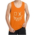 thumbnail image 2 of CYRBOKO Boys Tank Tops, Summer Crew Neck Sports Casual Sleeveless Graphic Tee Orange Size 10-11 T, 2 of 4