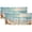 Pattern-2, variant on Beach Ocean Window Curtain Valances Watercolor Sunrise View Scene Coastal Seascape Privacy Window Valances for Living Room Kitchen 54 by 18 in, 2 Panel