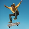 thumbnail image 6 of 44"x10" Skateboard Grip Tape Protector Sheets Nonslip Protection Griptape Sheet for Outdoor Sports Brown Paint Splatters Pattern, 6 of 7