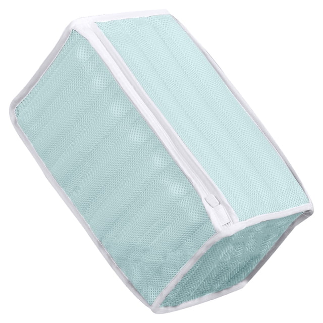 Bolsa de malla de poliéster para lavar zapatos, resistente a la deformación, color rojo frío, para proteger la ropa, malla duradera, uso doméstico.,Vsgery