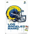 thumbnail image 1 of NFL Los Angeles Rams - Drip Helmet 20 Wall Poster, 14.725" x 22.375" Framed, 1 of 4