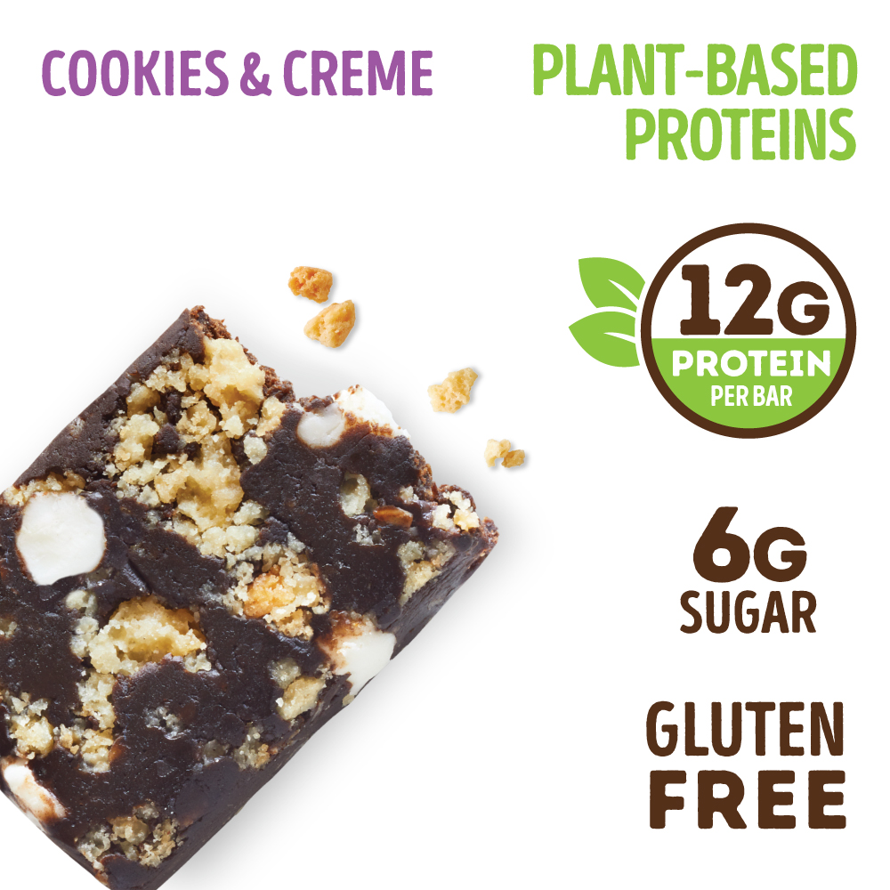 Lenny & Larry's The Complete Cookie-Fied Bar, Plant-Based Protein, Cookies & Creme, 9 ct - image 2 of 8
