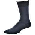 thumbnail image 4 of Sierra Socks Men's Rayon from Bamboo Herringbone Dress Casual Crew Socks Assorted (Shoe Size: 6-12, Navy/Brown/Black)), 4 of 5