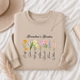 thumbnail image 4 of Jollimate Custom Name Sweatshirt, Grandma's Garden Sweatshirt, Mom's Garden Sweatshirt, Mom Birthday Gift, 4 of 6