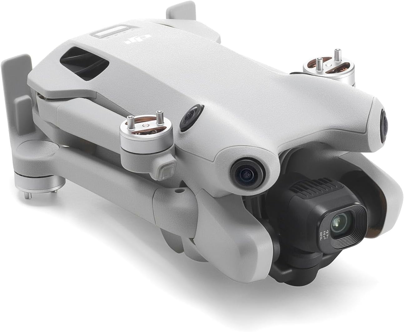 DJI Mini 4 Pro Drone Fly More Combo with RC 2 Controller (With Screen) Folding Drone with 4K Video, Under 249g, Vision Sensing 3 Batteries Bundle with 128GB Memory Card, 2 Year Warranty